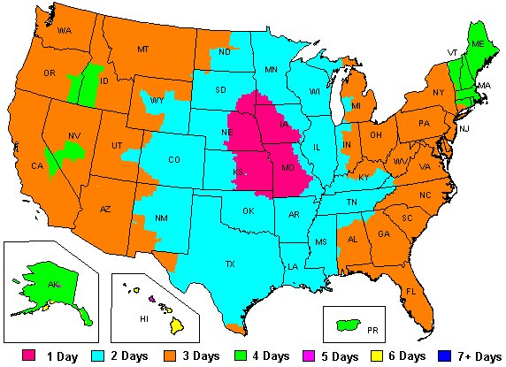 Nebraska Networking - Fedex Shipping Map